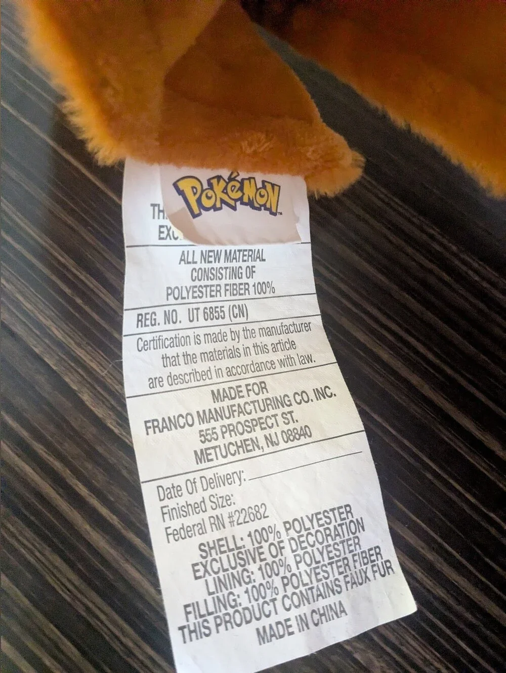 Pokemon Charmander Kids’ Hooded Blanket | Orange Plush